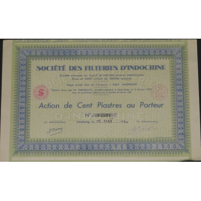 Sté des Filteries d'Indochine