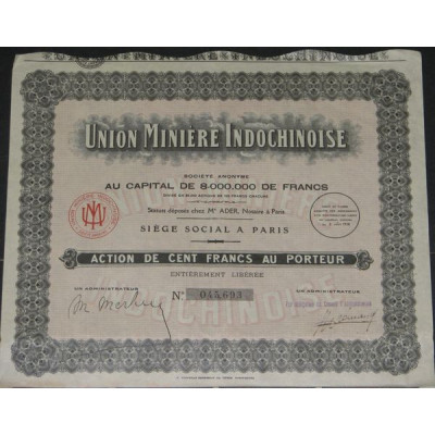 Union Minière Indochinoise (Ac)