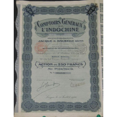 Comptoirs Généraux de l'Indochine (Act 250 F)