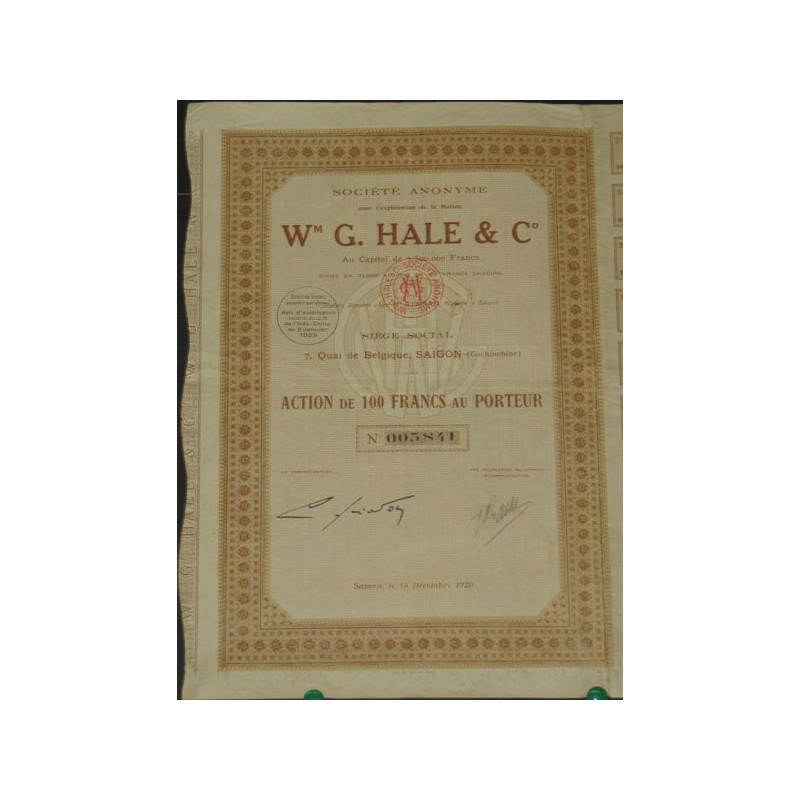 S.A. pour l'Exploitation de la Maison Wm G. Hale & C°