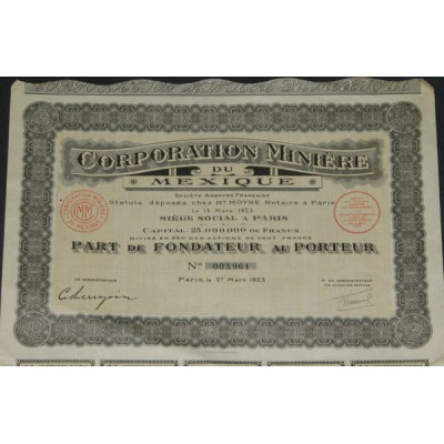 Corporation Minière du Mexique (PF)