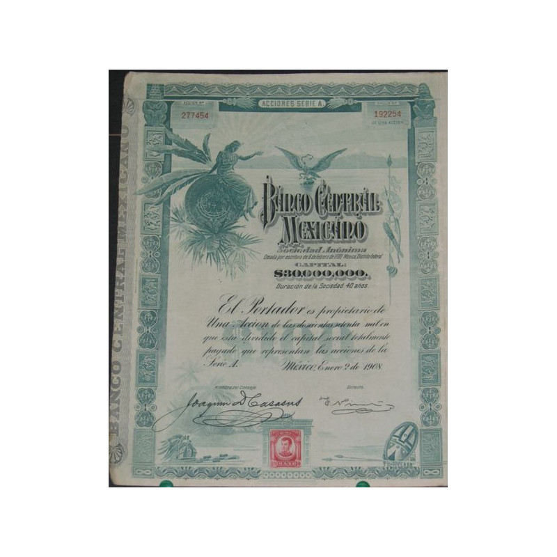 Banco Central Mexicano (1 Ac)