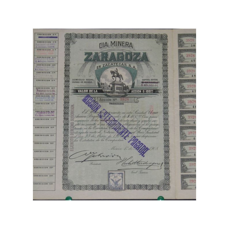 Cia Minera Zaragoza en Zacatecas