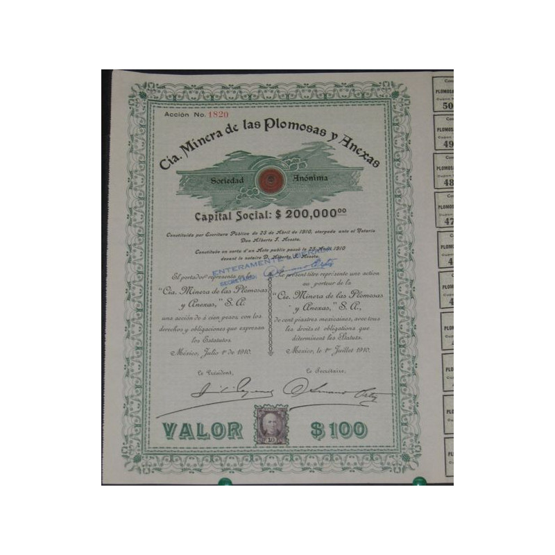 Cia Minera de las Plomosas