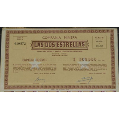 Cia Minera Las Dos Estrallas (marron)