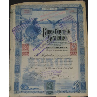 Banco Central Mexicano (25 Ac)