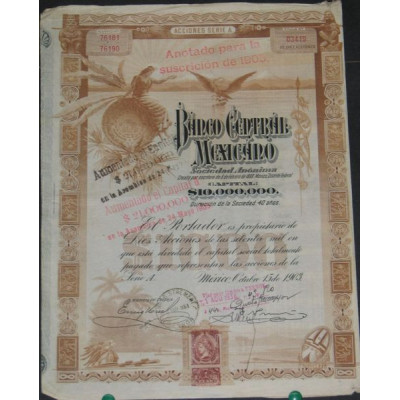 Banco Central Mexicano (10 Ac)