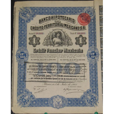 Banco Hipothécario de Crédito Territorial Mexicano - Crédit Foncier Mexicain (Ac)
