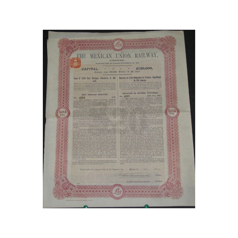 The Mexican Union Railway Ltd