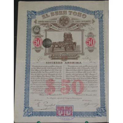 El Buen tono - Cia Manufacturera del Cigarro sin Pegamento