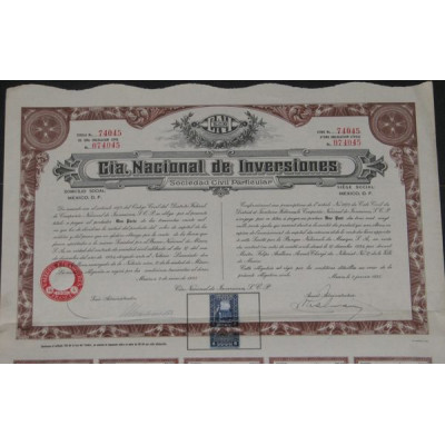 Cia Nacional de Inversiones (1 part)