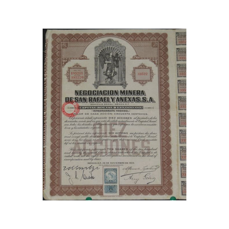 Negociacion Minera de San Rafael y Anexas (10 Ac)