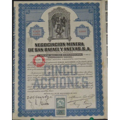 Negociacion Minera de San Rafael y Anexas (5 Ac)