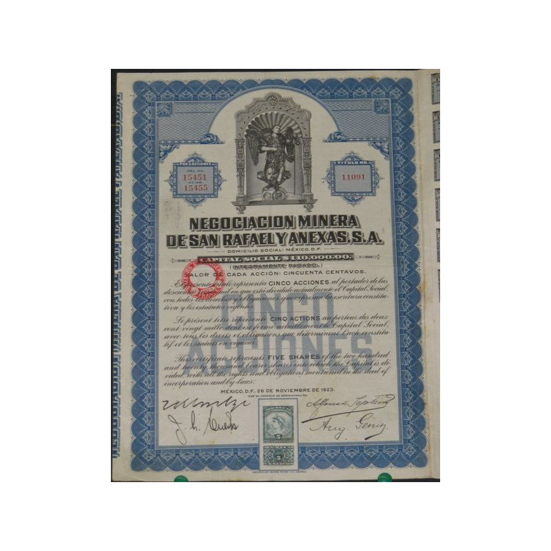 Negociacion Minera de San Rafael y Anexas (5 Ac)