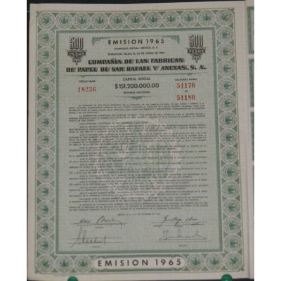 Cia de las Fabricas de Papel de San Rafael (5 Ac)