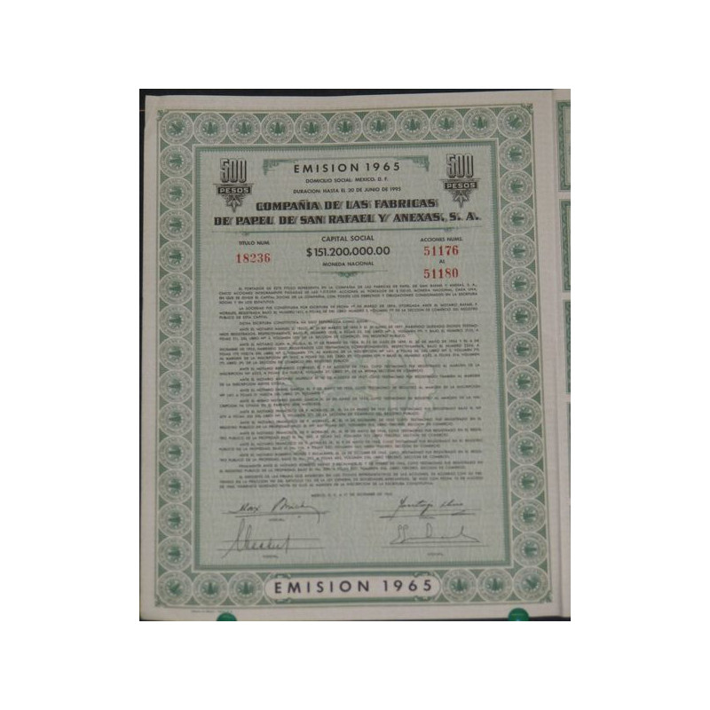 Cia de las Fabricas de Papel de San Rafael (5 Ac)