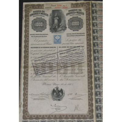 Banque de Londres et de Mexico (10 Ac)