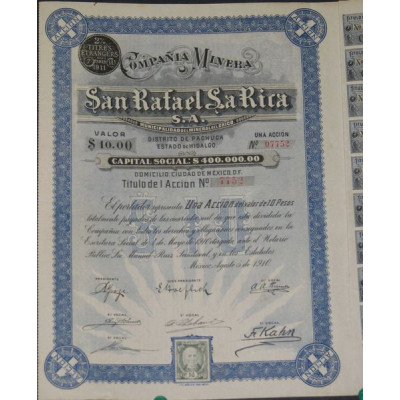 Cia Minera San Rafael La Rica