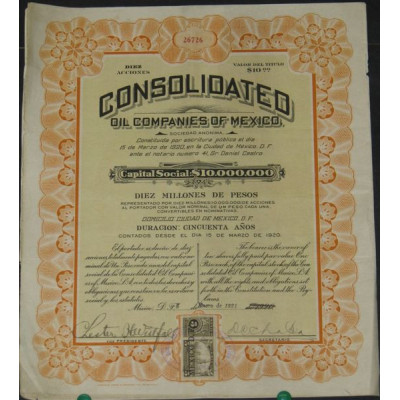 Consolidated Oil companies of Mexico