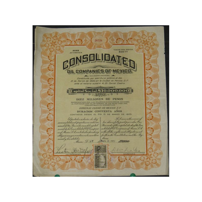 Consolidated Oil companies of Mexico