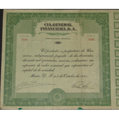 Cia Général Financiera (1 Ac)
