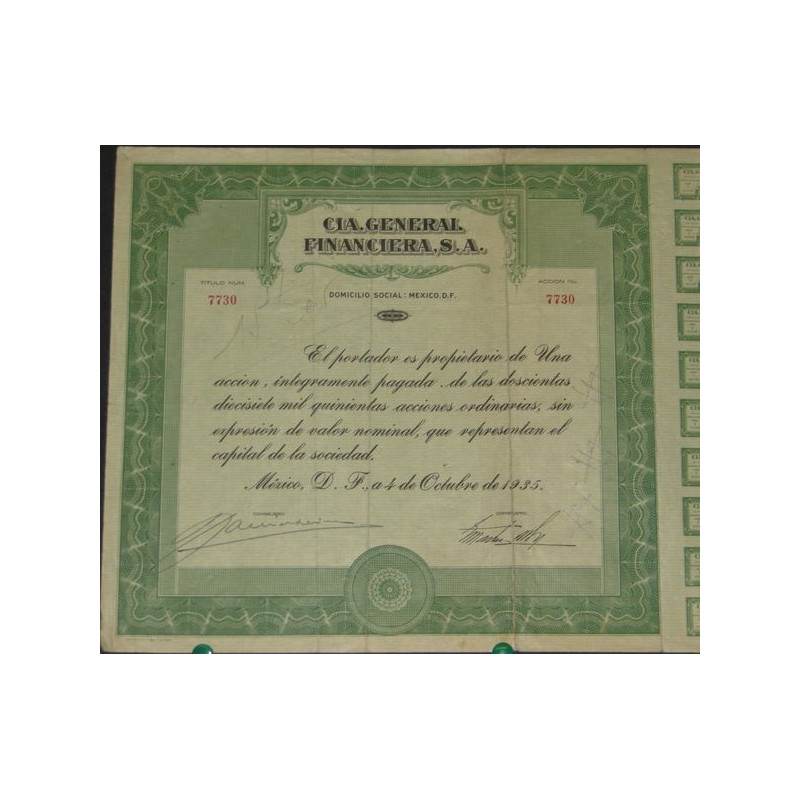Cia Général Financiera (1 Ac)