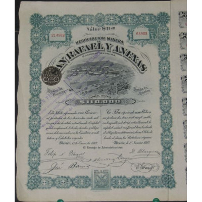 Negociacion Minera de San Rafael y Anexas (1 Act bleue)