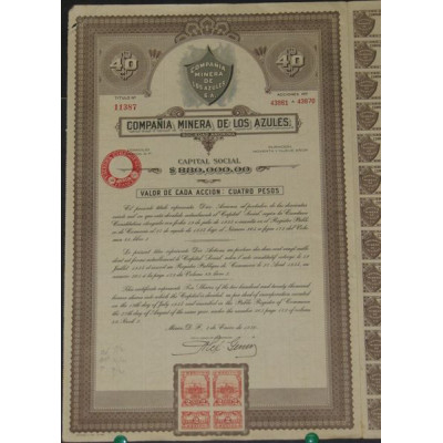 Cia Minera de los Azules (10 Ac)