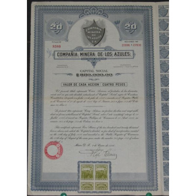 Cia Minera de los Azules (05 Ac)