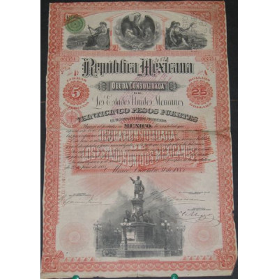 Deuda Consolidada de Los Estados Unides Mexicanos