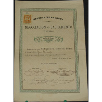 Mineral de Pachuca - Negociacion del Sacramento