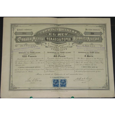 Cia Minera El Rey (1 Ac)