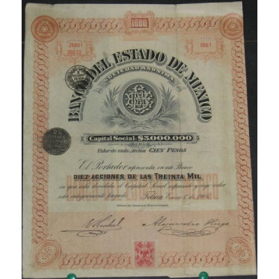 Banco Del Estado de Mexico (10 Ac)