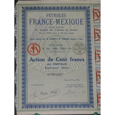 Pétroles France-Mexique (Ac)