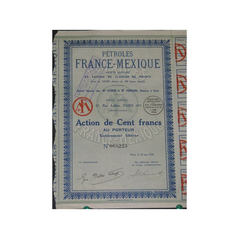 Pétroles France-Mexique (Ac)