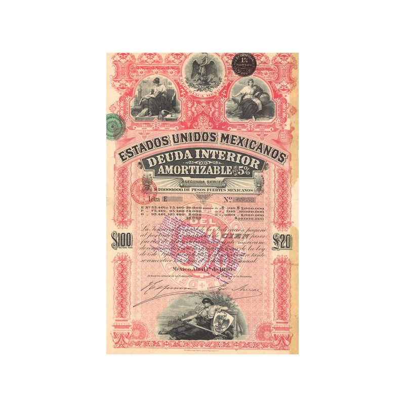 Estados Unidos Mexicanos - Deuda Interior Amortizable 5 % - $ 100