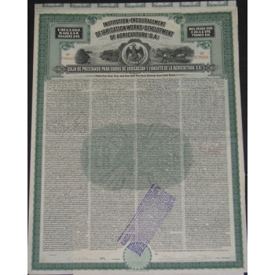 Institution for Encouragement of Irrigation Works and Development of Agriculture