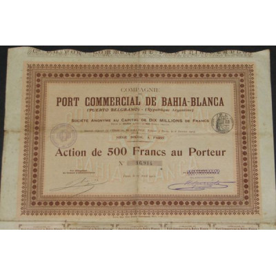 Cie du Port commercial de Bahia-Blanca (Ac)