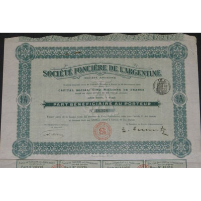 Sté Foncière de l'Argentine