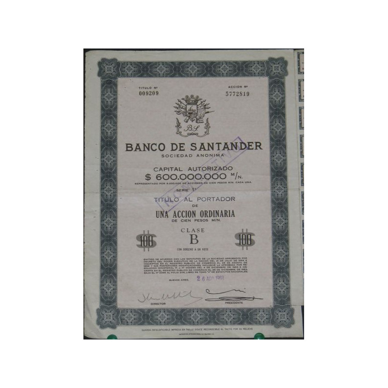 Banco de Santander (1 Act)