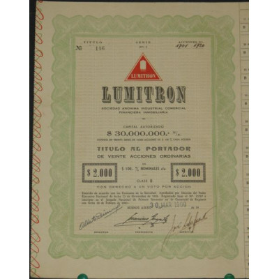Lumitron (Industrial Comercial Financiera Immobiliaria)