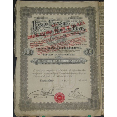 Banco Español des Rio de la Plata (5 Ac)