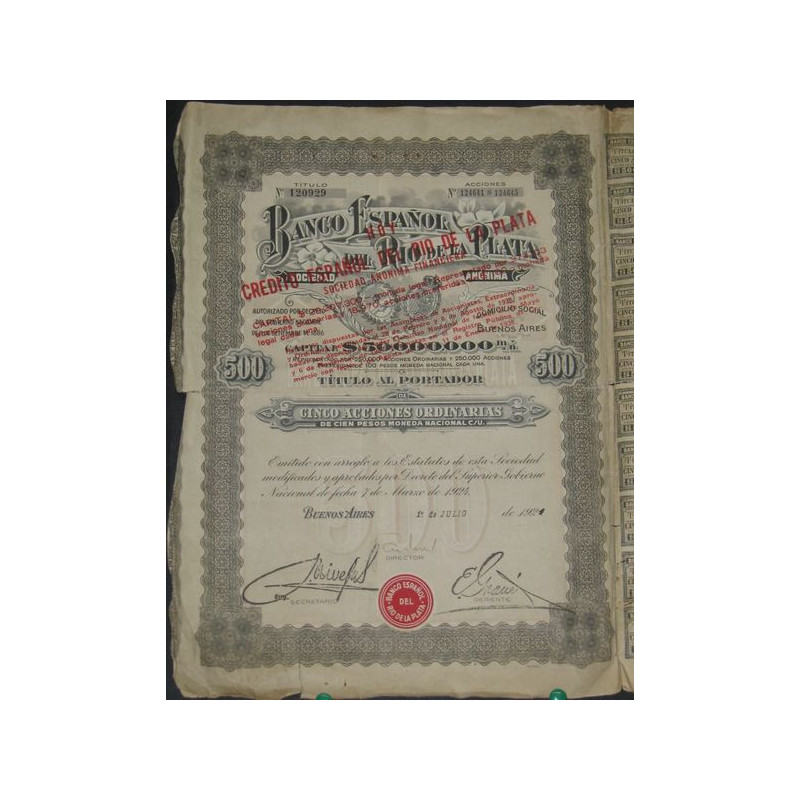 Banco Español des Rio de la Plata (5 Ac)