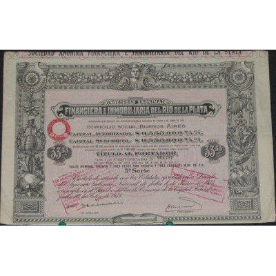 Financiera e Immobiliaria del Rio de la Plata (1/3 Ac)