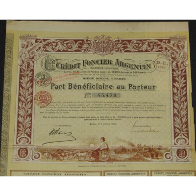 Crédit Foncier Argentin (PB)