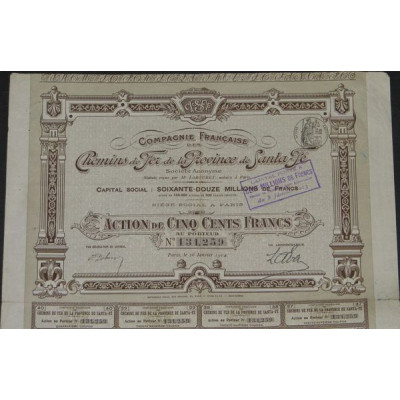 Cie Française des Chemins de Fer de la Province de Santa Fé