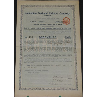 The Colombian National Railway Cy Ltd (Debenture)