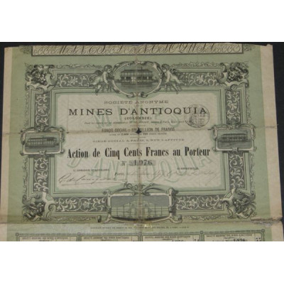 Mines d'Antioquia (colombie)