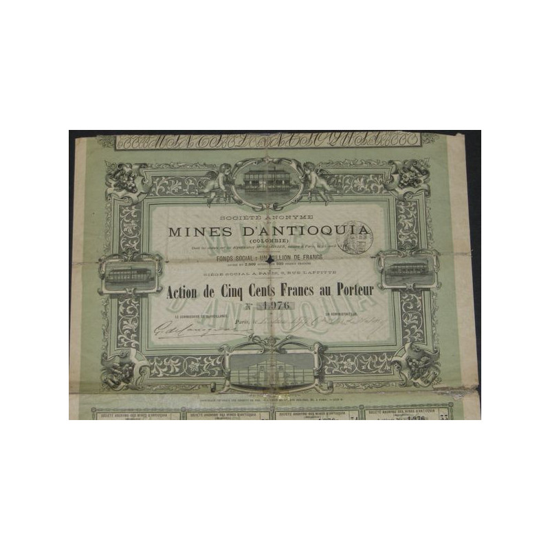 Mines d'Antioquia (colombie)