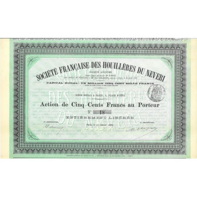 Sté Française des Houillères du Neveri
